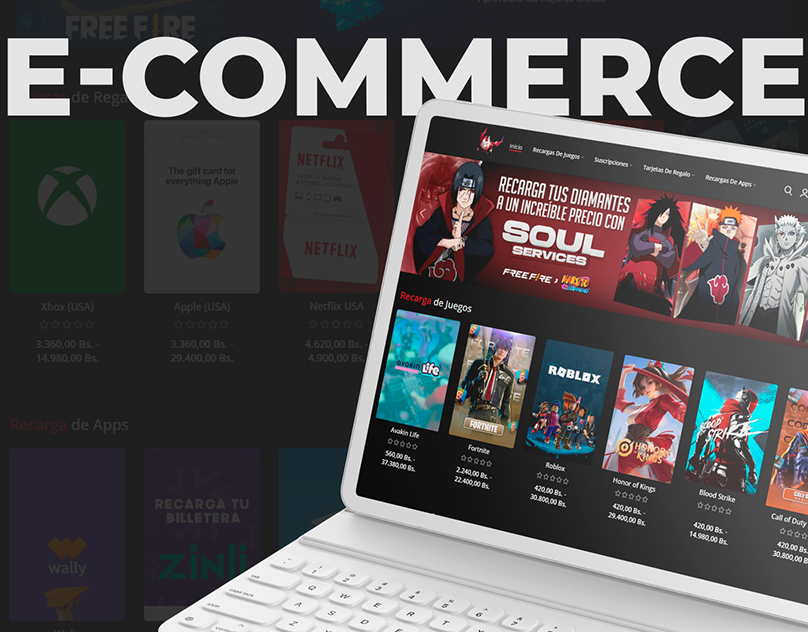 ecommerce-Recargas-Streaming-Website